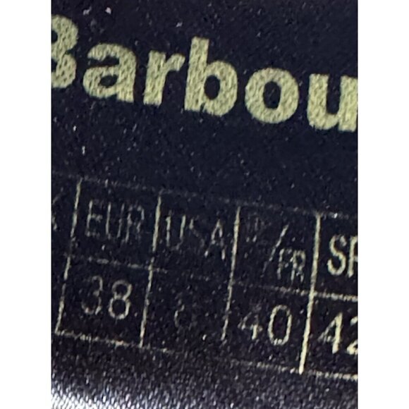 Barbour Women's Sz 8 Brown And  Tan Two Toned Full Zip Fleece Lined Jacket - Picture 7 of 12